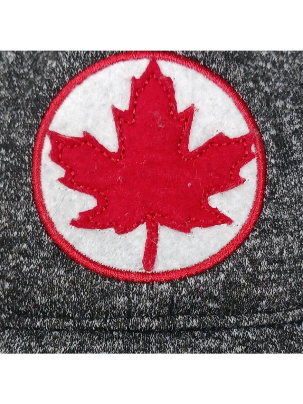 Canada 67 Charcoal Heather Baseball Cap XS/S Sz 4-6 Red Maple Leaf Embroidery D7 - Picture 10 of 10